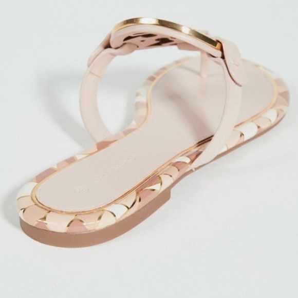 Tory Burch Enamel Miller Sandals size 8.5 M Pink - Picture 6 of 15